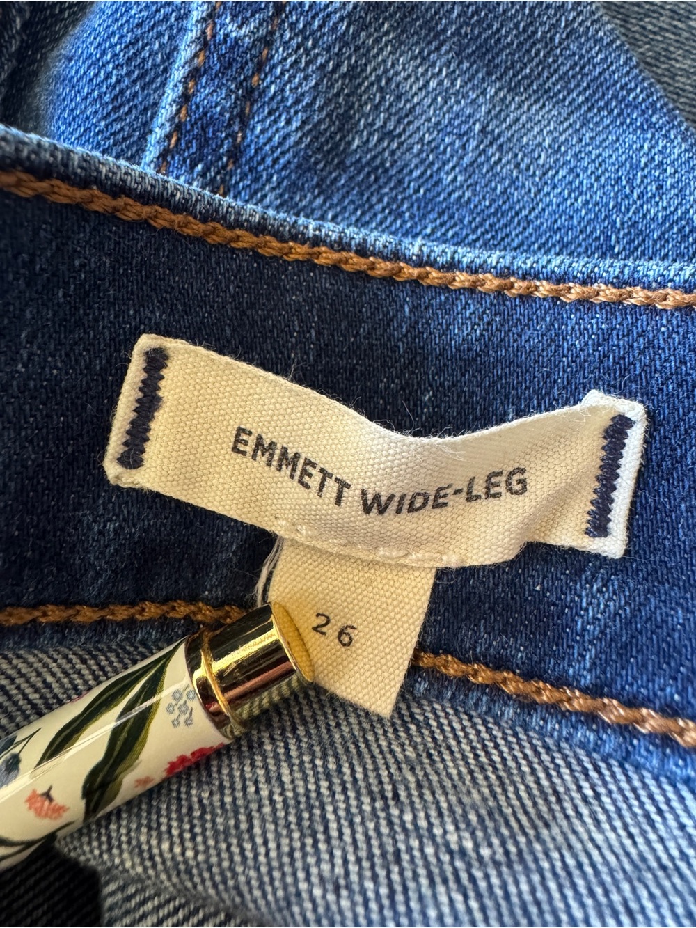 Madewell Emmett wide leg 26 - Picture 4 of 9
